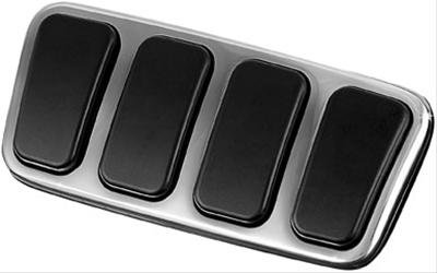 Kuryakyn Brake Pedal Pads 8849 Pad, Position, Clamshell Design, Steel, Chrome Plated, for use on Honda®, Each