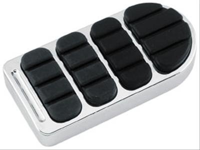 Kuryakyn Longhorn ISO Brake Pedal Pads 8044 Pads, Longhorn, Steel, Chrome, Harley-Davidson®, Each