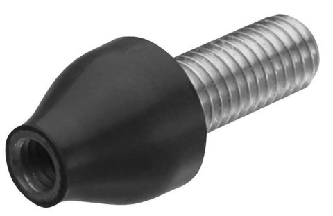 Kuryakyn Kellermann Signal Adapters and Mounts 2566 Mount, Rubber, Black, 8mm Threads, 20mm Thread Length, Each