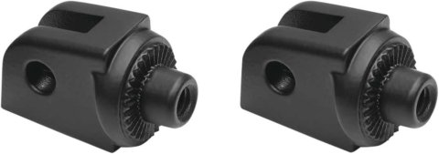 Kuryakyn Foot Peg Mounts 485236 SPLINED ADAPTOR BLK