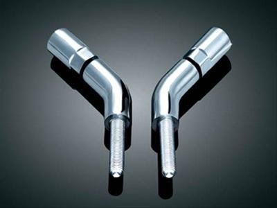 Kuryakyn Mirror Stem Extenders 1444 Extenders, Steel, Chrome Plated, Pair