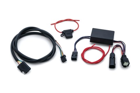Kuryakyn Trailer Wiring and Relay Harnesses 2596 Harnesses, Plug Play for '14-'20 FLH/FLT with 4-Wire Trailer, Kit