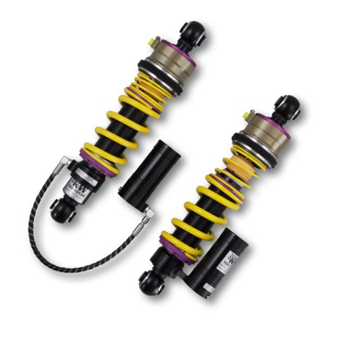 KW HLS Lift Systems 35210488 Suspension Hydraulic System, HLS4, Front and Rear, Yellow Springs, Aluminum, Audi, Kit