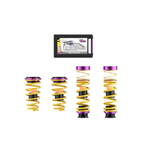 KW HAS Coilover Kits 25371084 Height Adjustable Spring Kit, 911 (992) Carrera, S 2WD / 4WD Coupe + Convertible,with or without PDCC; works with PASM sport suspension