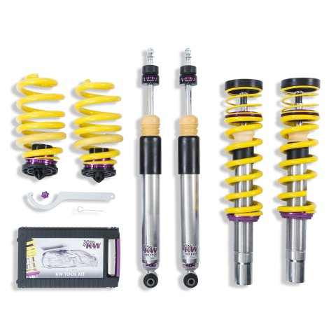 KW Variant 3 Coilover Kits 352100BU Kit, V3, Audi S5 Sportback; without EDC; (48.5mm ?)