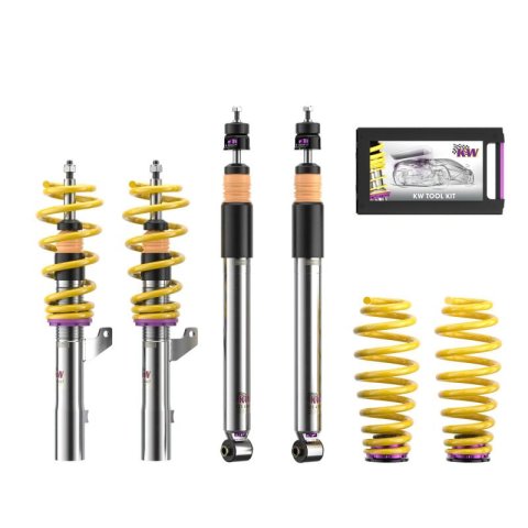 KW Suspensions Coilover Kits 352200EA V3 Kit Bundle, BMW 8 Series (G16) Gran Coupe; 4WD