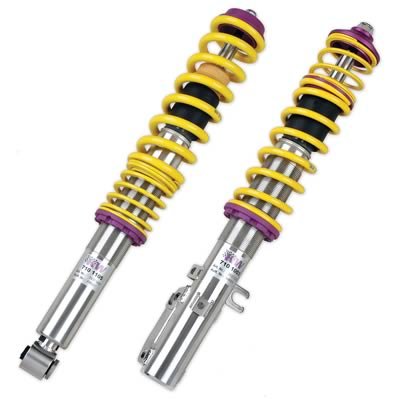 KW Variant 3 Coilover Kits 35271018 Coilovers, Front and Rear, Twin-Tube, Stainless Steel, Porsche 911, Kit