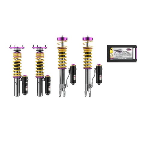 KW Variant 4 Coilover Kits 3A771079 Kit V4, 911 (991) Turbo, Coupe & Cabrio with PASM