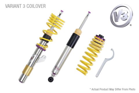 KW Variant 3 Coilover Kits 352200DL Kit V3, BMW 330i xDrive G20 AWD Sedan with electronic dampers