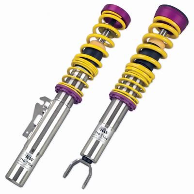 KW Variant 3 Coilover Kits for 2005-2012 911 - 35271015 Kits, 3, 0.8 1.8 in. Lowered Front and Rear, Shocks, Yellow Powdercoated Springs, Porsche, Kit