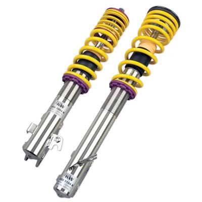 KW Variant 1 Coilover Kits for 2004-2009 3 - 10275010 Springs/Struts, 1, Natural, Purple, Yellow, Front and Rear, Mazda, 3, L4, Kit