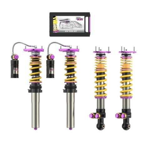 KW Club Sport Coilover Kits 39771281 Kit, Clubsport Kit 3 Way, Porsche 911 GT2RS (991.2) w/o OE noselift