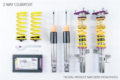 KW Club Sport Coilover Kits for 2018-2024 MUSTANG - 35230879 Kits, Clubsport Kit 2 Way, 1.0 1.8 in. Lowered Front and Rear, Ford Mustang 2018 and Up Without Electronic Dampers, Kit