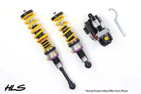 KW HLS Lift Systems 33642224 Suspension Hydraulic System, HLS2, Front, Yellow Springs, Stainless Steel, Ferrari, Kit