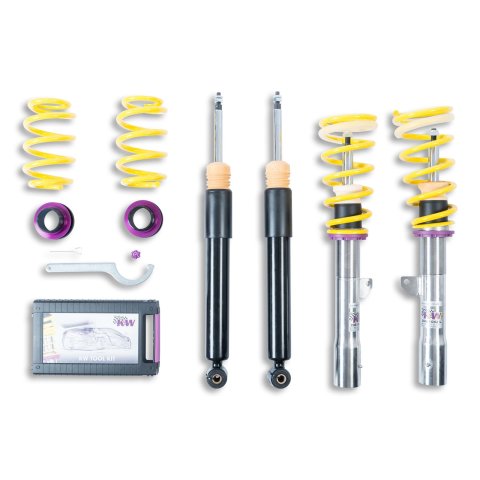 KW Variant 1 Coilover Kits 102200BN Kit, V1 fits BMW X1 (F48); Mini Cooper Clubman (F54); without electronic dampers