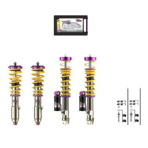 KW Variant 4 Coilover Kits 3A771087 V4 Kit, Porsche 911 (992) C4/S/GTS Coupe &Targa