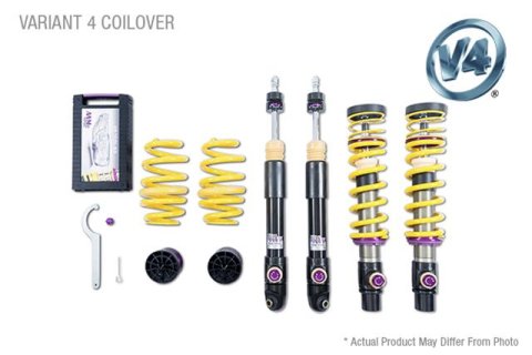 KW Variant 4 Coilover Kits 3A771084 Kit, CO Kit V4 Bundle; Porsche 911 (992) Carrera 2/2S; Coupe; w/ & w/out original lift system; w/ PASM