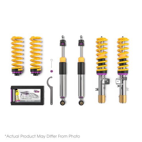 KW Suspensions Coilover Kits 3520810099 V3 Leveling Bundle, Audi A4, S4 (B8) with electronic damping control Avant Quattro All