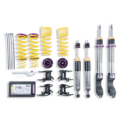 KW Variant 3 Coilover Kits 3522500B Kit V3 Mercedes E300, E400 4Matic Sedan (W213), E400 4 Matic Coupe (C238); AWD; w/o EDC