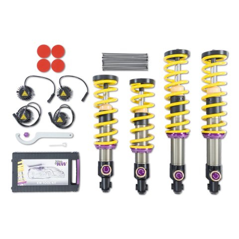 KW Variant 4 Coilover Kits 3A725085 Kit V4 Bundle Mercedes AMG GT, GT S, GT C; Coupe; with adaptive suspension