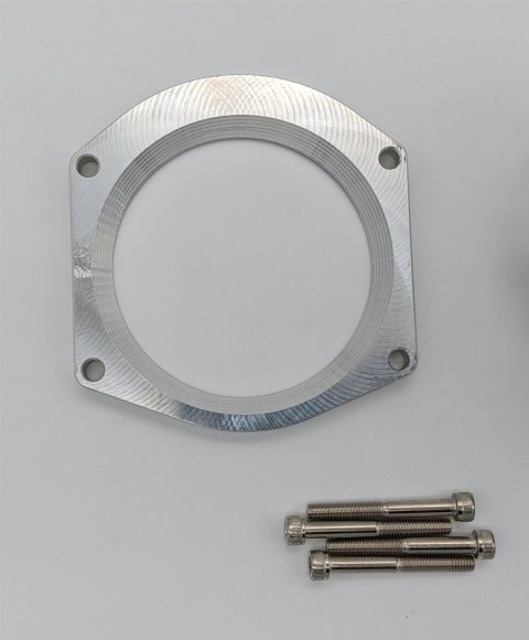 Granatelli Motor Sports Throttle Body Adapters GMTBLTSPC Adapter, Body, 103mm to LT1/LT4 Intake Manifold, Billet Aluminum, Natural, Chevy, Each