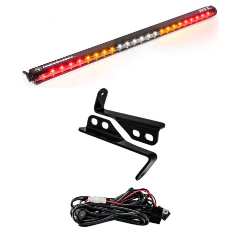 Baja Designs Powersports Taillights 447815 Tail light, Polaris RZR 15-18 4 Seat 30 Inch RTL Rear Light Bar with Bracket Kit
