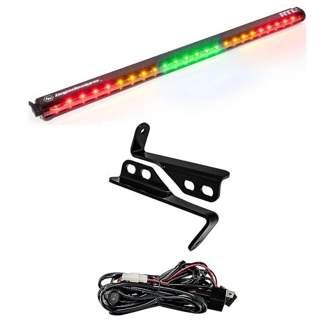 Baja Designs Powersports Taillights 447819 Tail light, Polaris RZR 15-18 4 Seat 30 Inch RTL-G Rear Light Bar with Bracket Kit