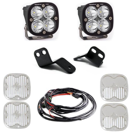 Baja Designs Squadron Pro A-Pillar Lights 447828 A Pillar Light & Mount Kit, 18-22 Wildcat XX Driving/Combo Clear