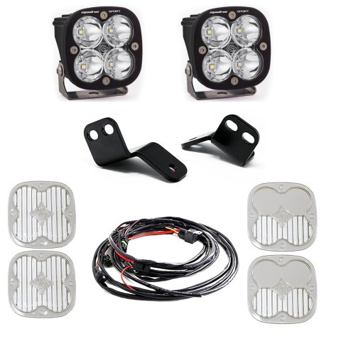 Baja Designs Squadron Sport A-Pillar Lights 447827 A Pillar Light & Mount Kit, 18-22 Wildcat XX Driving/Combo Clear