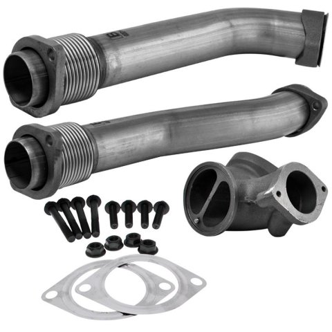 Bostech Auto Exhaust Pipes, Turbo Up Pipes EPK02731 Turbocharger Pipe Kit,