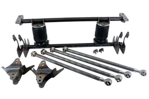 RideTech HD 4-Link Systems 11006798 4 Link System, Weld On, Steel, Natural, 1.5 in Tube Diameter, Rod Ends, Hardware, 3.50 Axle Tube Diameter, Kit