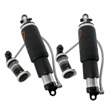 RideTech Suspension Kits, Air Springs 24350705 System, TQ Series ShockWaves , 5 in travel, 4 in dia. Rolling sleeve, .625 bearing/2" Stud