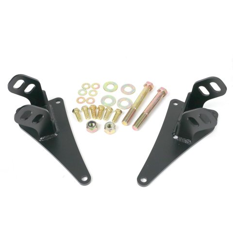 RideTech Motor Mounts for 1965-1979 F-100, 1975-1979 F-150 - 12319503 Engine Mount Brackets, Steel, Black, Ford, Modular, Pair