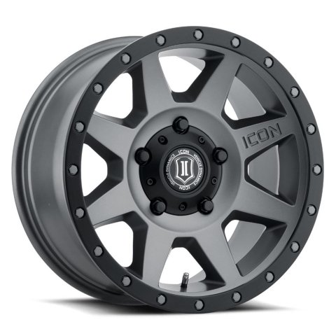 ICON Alloys Wheels 1820909056TT WHEEL REBOUND TITANIUM - 20 X 9 / 6 X 5.5 / 16MM / 5.625" BS