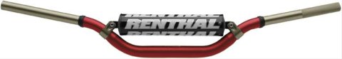 Renthal Twinwall Handlebars 997-01-RD-02-185 Handlebars, Twinwall, RC Honda® Style, Aluminum, Red Anodized, 1.125 in. Diameter, 31.575 in. Width