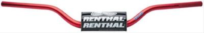 Renthal Fatbar Handlebars 605-01-RD Handlebars, Fatbar, CR High Style, Aluminum, Red Anodized, 1.125 in. Diameter, 31.299 in. Width, Each