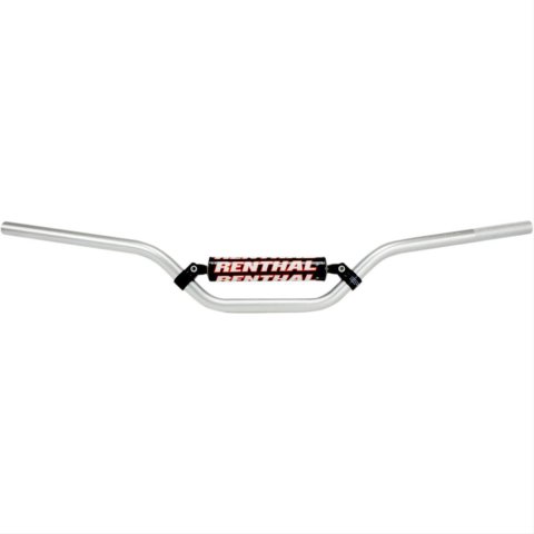 Renthal 7/8 in. Handlebars 768-02-SI-04-254 Handlebars, in., Trials 6.0, Aluminum, Silver Anodized, 0.875 Diameter, 32.600 Width, Each
