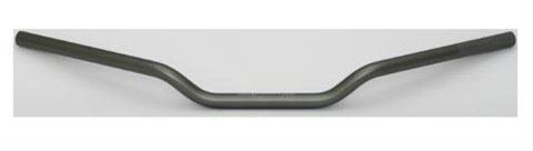 Renthal 7/8 in. Handlebars 756-01-GR Handlebars, in., Road High, Aluminum, Black Anodized, 0.875 Diameter, 28.190 Width, Each