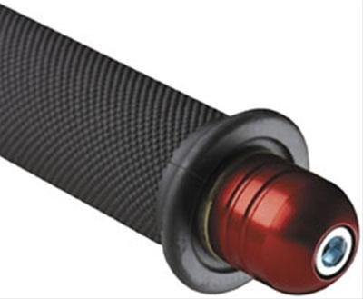 Renthal End Plugs E192 Handlebar Ends, Plugs, Aluminum, Red Anodized, 7/8 in., 1 1/8 in., Pair