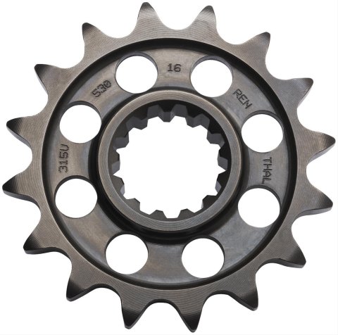 Renthal Ultralight Rear Sprockets 398U-520-15P Sprocket, Front, Steel, Black, 15-Tooth, 520 Chain Size, Kawasaki, Each
