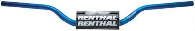 Renthal Fatbar Handlebars 605-01-BU Handlebars, Fatbar, CR High Style, Aluminum, Blue Anodized, 1.125 in. Diameter, 31.299 in. Width, Each