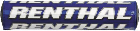 Renthal Mini SX Bar Pads P217 Handlebar Pad, Crossbar, SX, Foam, Vinyl Cover, Blue, Logo, 8.50 in. Length, Each