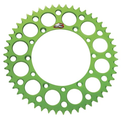Renthal Ultralight Rear Sprockets 112U-520-49GEGN Sprocket, Ultralight, Rear, Aluminum, Green Anodized, 49-tooth, 520 Chain Size, Kawasaki, Each