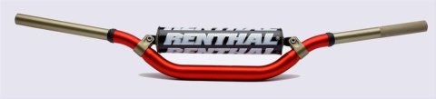Renthal Twinwall Handlebars 922-01-RD-07-185 Handlebars, Twinwall, RC High Style, Aluminum, Red Anodized, 1.125 in. Diameter, 31.575 in. Width, Each