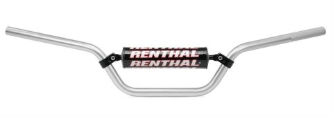 Renthal 7/8 in. Handlebars 677-01-SI-03-219 Handlebars, in., Suzuki Quad Racer, Aluminum, Silver Anodized, 0.875 Diameter, 30.390 Width, Each
