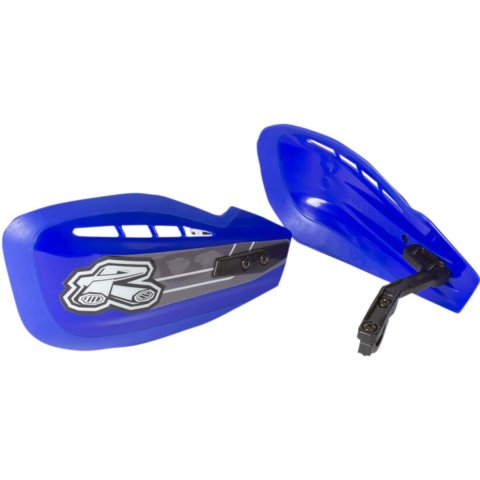 Renthal Hand Guards and Brush HG-100-BU CONTROL HAND DEFLECTORS, MOTO HANDGUARD SET BLUE