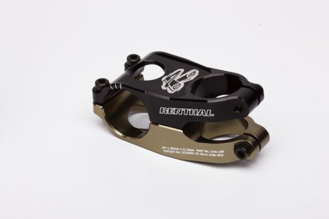 Renthal Handlebar Mounts STM101-BKAG Apex Stem 40 mm. - Aluminum Gold/Black