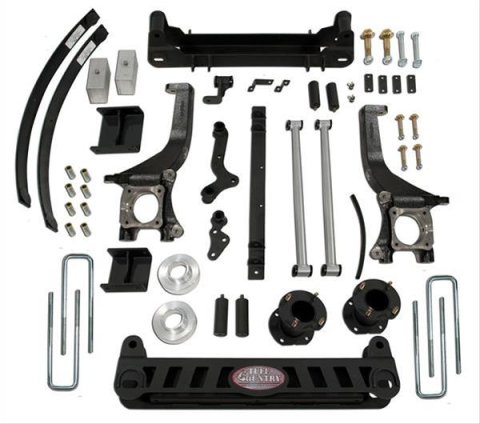 Tuff Country EZ-Flex Suspension Lift Kits 56071 Lift, Spacer/Leaf Spring Block, 6.0 in. Front, 4.0 in. Rear, Toyota, Kit