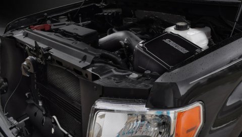 Corsa PowerCore Air Intakes for 2011-2014 F-150 - 44393 Intake, Cold Style, PowerCore, Black Plastic Tube, Ford, 5.0L Modular, Kit