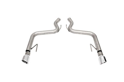 Corsa Track Exhaust Systems for 2015-2017 MUSTANG - 21086 Exhaust, Axle-Back Dual Rear, Series 3.0 in. System with 4.5 in. Polished Pro-Series Tips, Ford, Kit